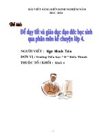 SKKN Kể chuyện Lớp 4