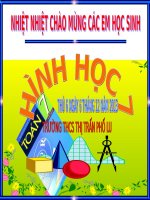 Bài 5. Trường hợp bằng nhau thứ ba của tam giác (g.c.g)