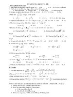 ÔN KIỂM TRA HK I