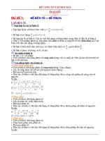 Đề cương ôn tập học kì I Toán 7