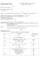 Đề thi toán lớp 9