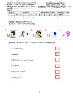 thi học kì 1 năm học 2013 - 2014