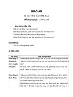 Giáo án vận động ném xa - lớp mầm