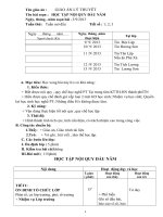 Giáo án tin học dạy nghề CT70 tiết tuần 1