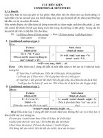 Lý Thuyết Câu Điều Kiện