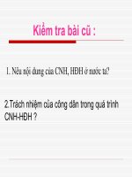 BÀI 7: THỰC HIỆN NỀN KINH TẾ HÀNG HÓA NHIỀU THÀNH PHẦN VÀ TĂNG CƯỜNG VAI TRÒ QUẢN LÍ KINH TẾ CỦA NHÀ NƯỚC