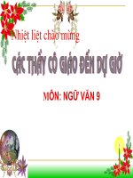HG Đối thoại, độc thoại và độc thoại nội tâm