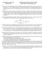 Đề thi GVDG Vật lí cấp tỉnh Bình Phước