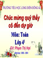 giáo án thể dục các lớp