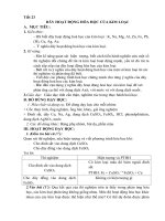 Tiết 23: Dãy hoạt động hóa học của kim loại