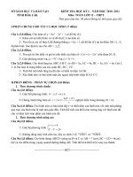 Đề thi HKI So GDĐT daklak 2009-2012