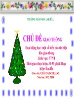 một số biển báo, tín hieu giao thong