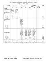 ĐE THI HK I TIN 6 (13-14) (co ma tran + de + dap an)