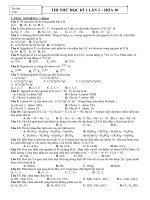 thi thu lan 2 HK1 hoa 10