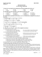 de kiem tra tieng anh tiet 2