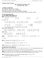 de cuong on tap toan 7 HKI