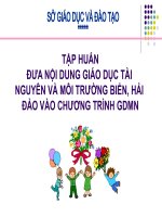chuyen de bien hai dao nam hoc 2013-2014