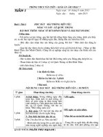Giáo án Âm nhạc 7 ca năm