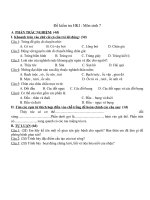 Đề thi HKI Sinh học 7