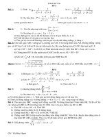 đề thi học kì I môn toán