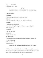 Tiết 30: Bài thực hành 4: Các thao tác với thư mục (tiếp)