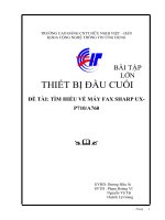 Tìm hiểu về máy fax sharp uxp710a760