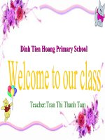 Tieng Anh 4( sach moi) unit 7 lesson 1