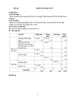 de thi hoc ky I toan 11 đề thi học kỳ 1 toán 11