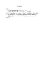 Các bạn trình bày giúp mình bài toán Casio này với