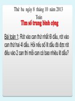 Toan Tim so trung binh cong