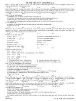 ĐỀ THI THỬ ĐH 2014 (SỐ 1)