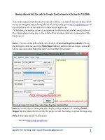 Lấy ảnh từ Google Earth chuyển về Microstation đúng hệ tọa độ VN2000