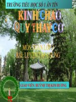 Toán 3 tuần 16 Luyện tập chung