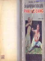 dẫn giải phép đánh trường quyền phái võ đang