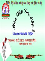 Tập đọc lớp 2,tuần 17