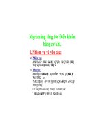 giáo án điện tử bài mạch xăng tăng Tốc điều khiển bằng cánh bướm gió