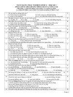 ngan hang TN sinh HK1