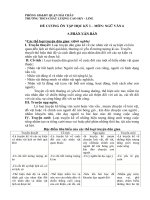 Văn 6 đề cương thi học kì 1