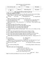 Bài thi học kì ngữ văn7