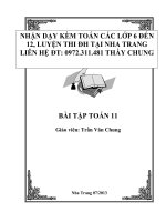 tong hop cac bai tap toan on thi hk