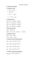 Công thức lượng giác 10