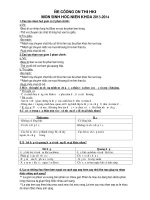 Đề cương ôn tập học kì I môn sinh học 6