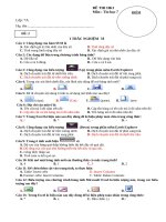 đề thi học kỳ 1 tự luận(chuẩn-hay)