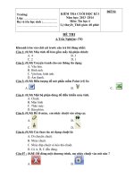 KIỂM TRA CUỐI HK1 TIN HOC LỚP 4