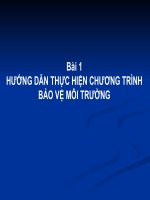 Huong dan thuc hien chuong trinh Bao ve moi truong
