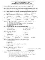 Đề cương ôn tập môn KH lớp 5 CHKI