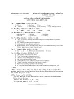 dap an thi tot nghiep 2003