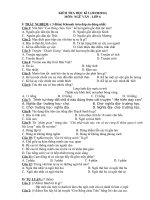 ĐỀ - ĐÁP ÁN KIỂM TRA KÌ I VĂN 6 (13-14)