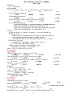 Bộ đề thi lớp 4 mới nhất