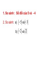 SỐ HỌC 6 Tiết 43 LUYỆN TẬP